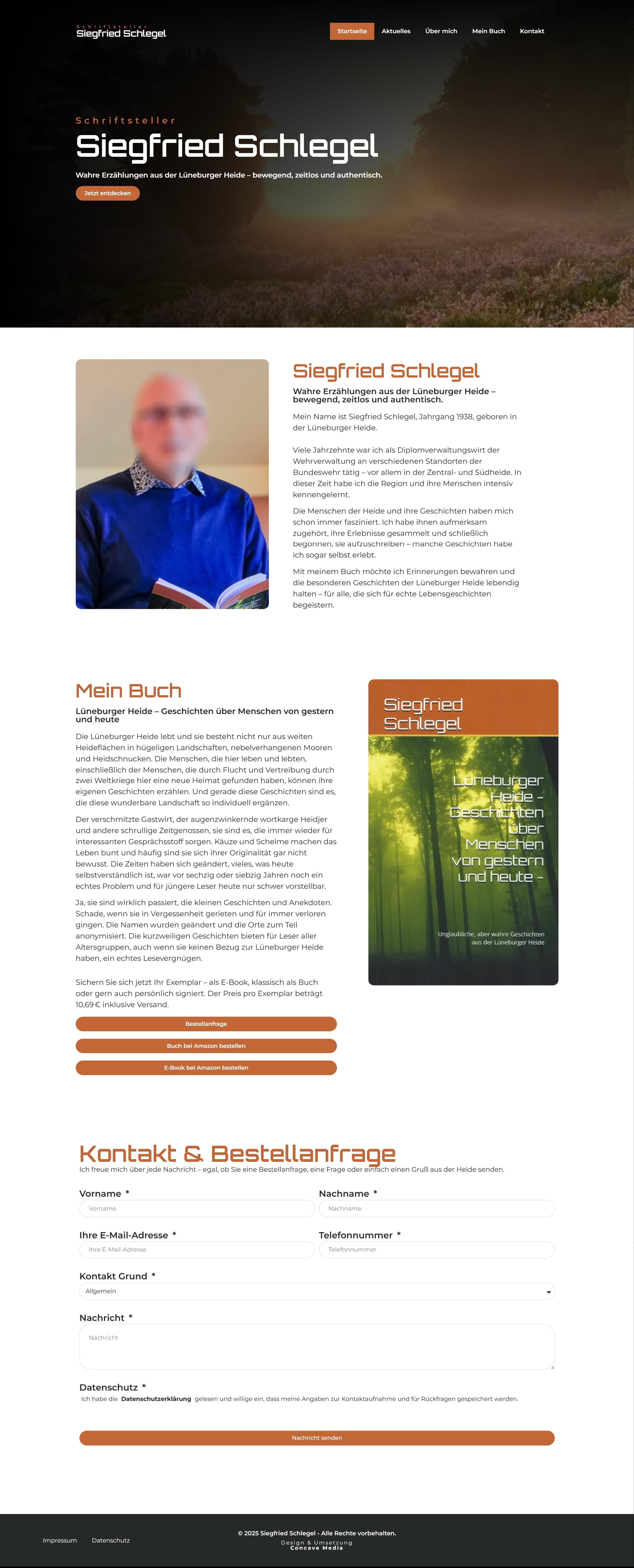 Website-Vorschau Schlegel Kurzgeschichten