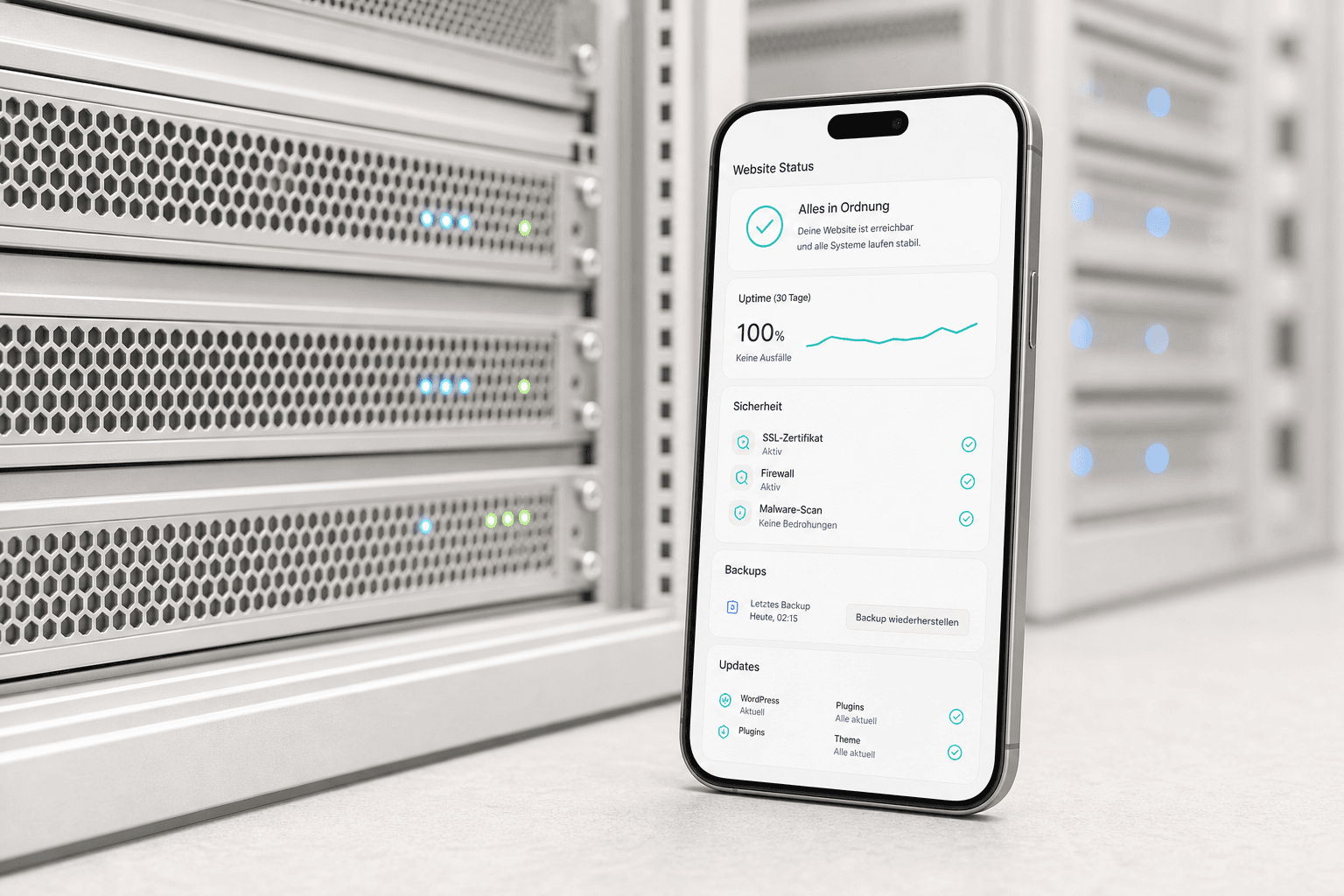 Visual für Hosting, Wartung und laufende Betreuung
